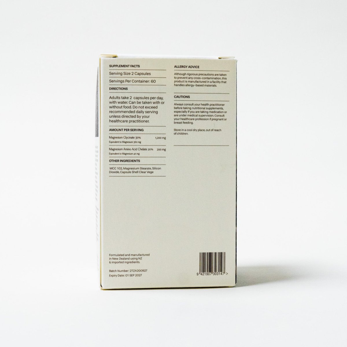 Muscle Relax+ Magnesium Glycinate Relaxation Supplement designed to promote muscle relaxation, reduce tension, and support overall well-being