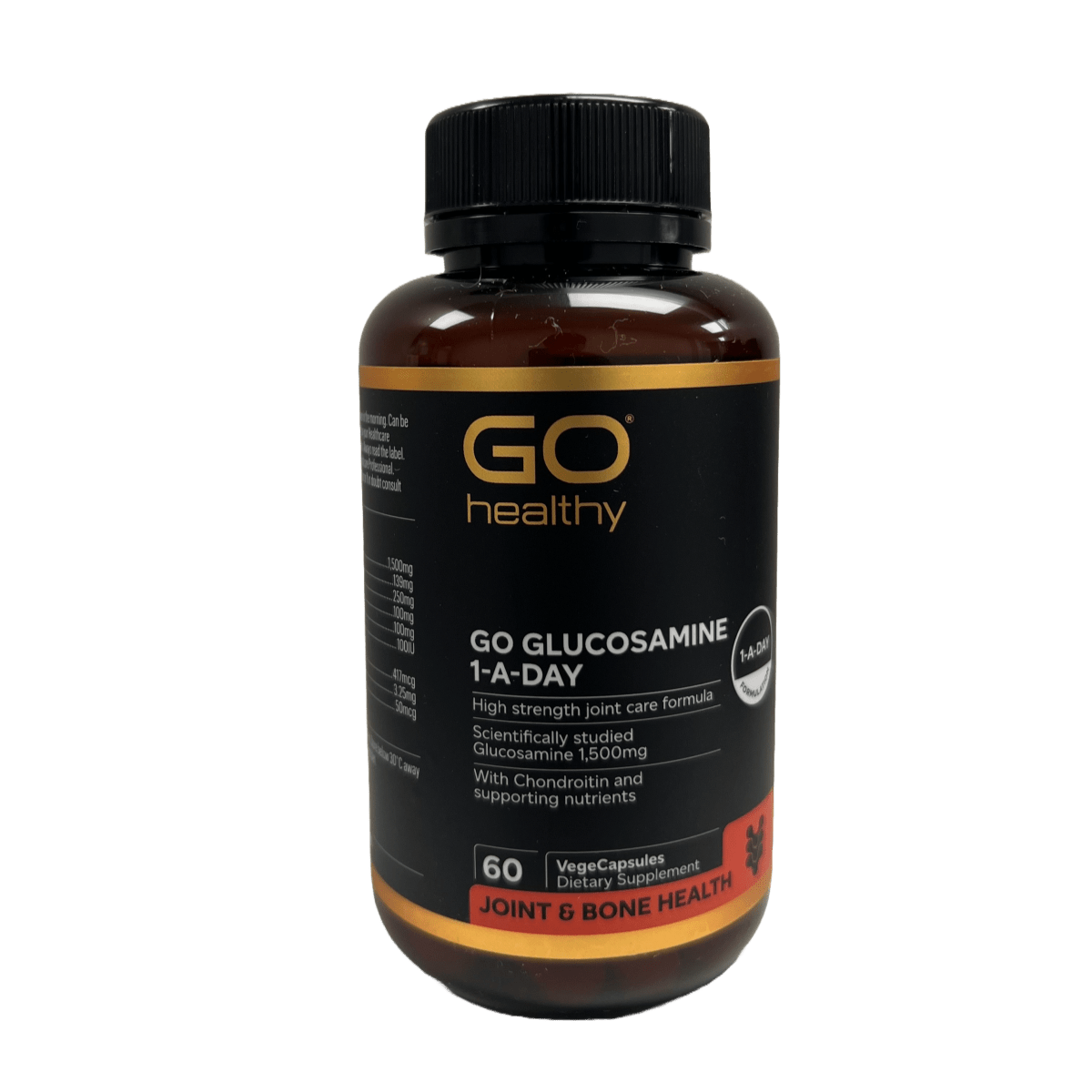 Go Healthy Glucosamine 1-a-day 60 VegeCapsules – NZ joint support supplement for cartilage and mobility