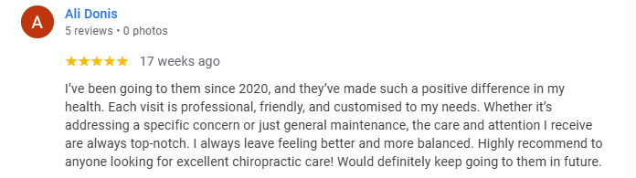 ACC-registered chiropractor providing back pain treatment in Albany, Rosedale, Glenfield, and Takapuna on Auckland’s North Shore.