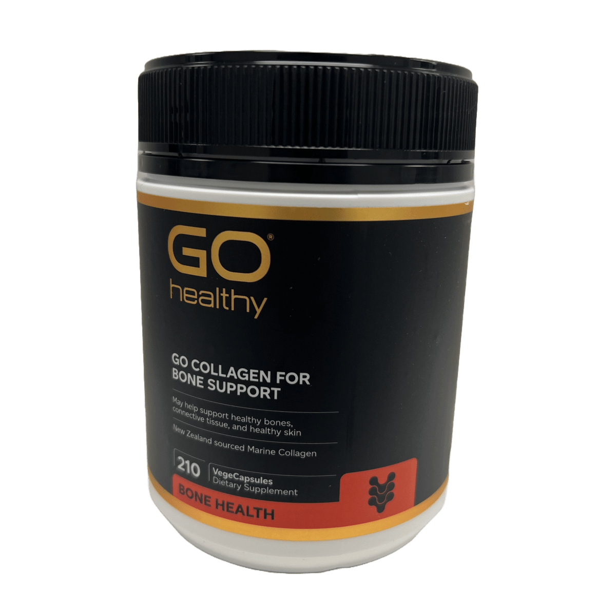 Go Healthy Collagen for Bone Support – 210 vegecapsules to support bone density and joint health in New Zealand