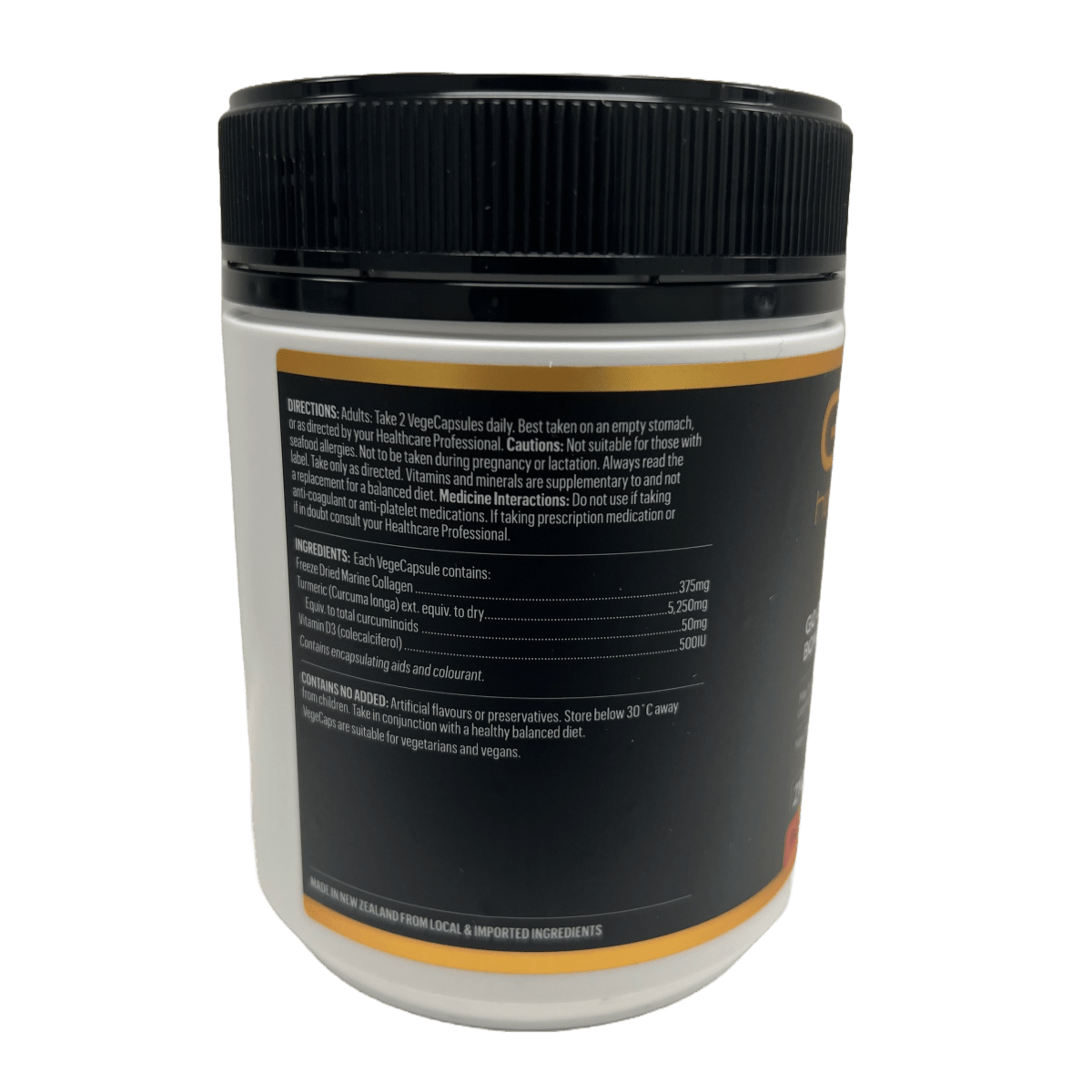 Go Healthy Collagen with Type 2 Collagen and Vitamin D3 – natural supplement for bone strength and mobility