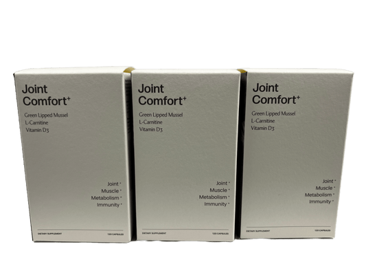 WIIP Joint Comfort+ 3-pack joint supplement with green-lipped mussel for joint support and mobility in New Zealand