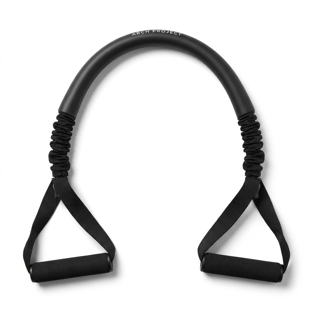 Posture correction neck exercise band, black, 35 lb