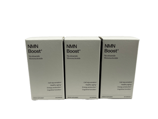 WIIP NMN Boost+ 3-pack anti-aging and energy supplement for cellular health and NAD+ support in New Zealand
