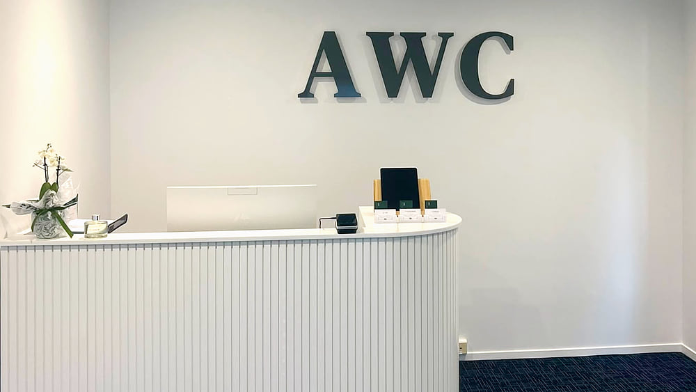 Reception at Auckland Wellness Centre Milford, 177B Shakespeare Road