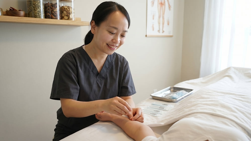 Acupuncture treatment room at Auckland Wellness Centre Rosedale